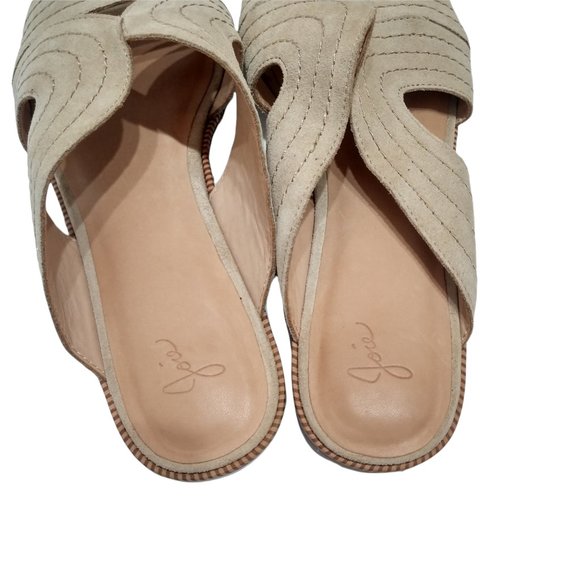 Joie Paetyn Suede Leather Slide Sandals Size 38.5 - Picture 6 of 11